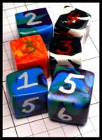 Dice : Dice - 6D - Broken Token Custom Set - JA Collection Apr 2024